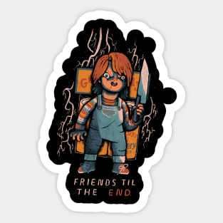 friends til the end Sticker